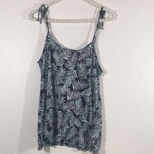 GAP Palm Leaf Patterned Tank Top Large